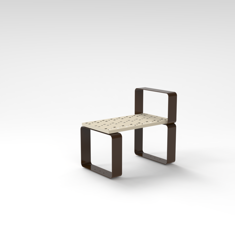 PANCHINA MONOPOSTO CON BRACCIOLO DESTRA - LIGHT